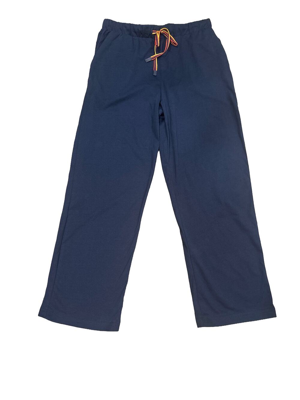 Paul Smith x Starlux Navy Lounge Pants M Drawstring Wide Leg Travel Casual